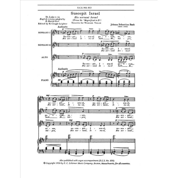 Magnificat: Suscepit Israel