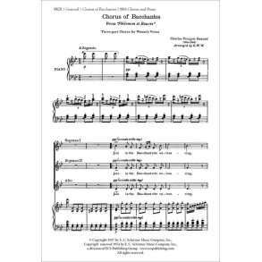 Philemon et Baucis: Bacchantes Chorus