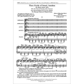 Cantata 104 : Thou Guide of Israel, Hearken-Du Hirte Israel, hoere