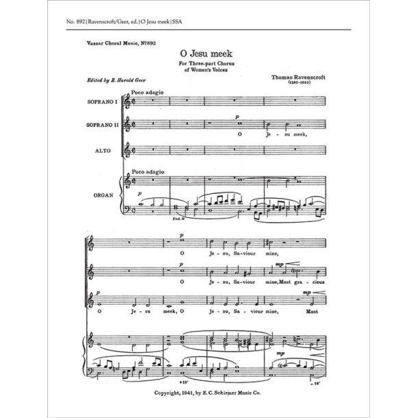 O Jesu Meek