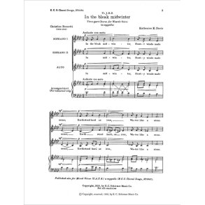 In the Bleak Midwinter