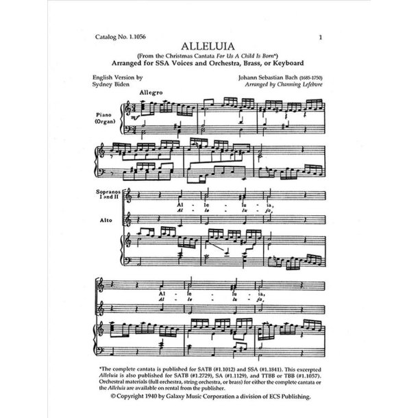 For Us a Child is Born: Alleluia!