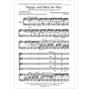 St. Paul: Happy and Blest are They