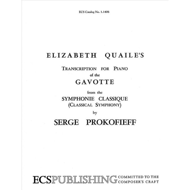 Gavotte from the Classical Symphony
