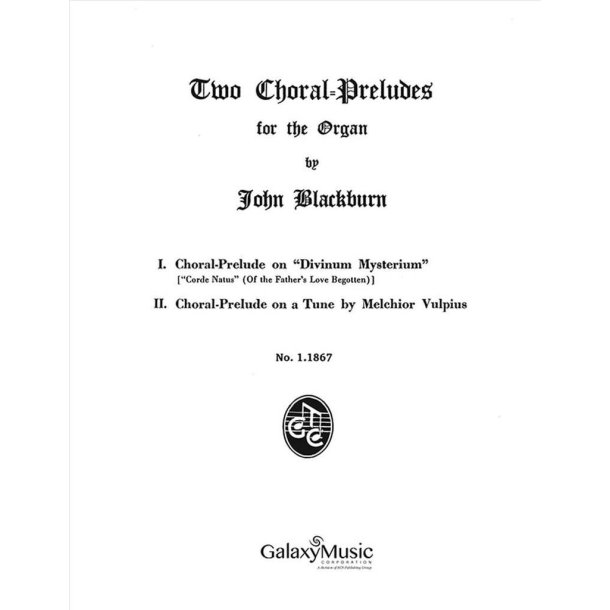 Two Choral Preludes