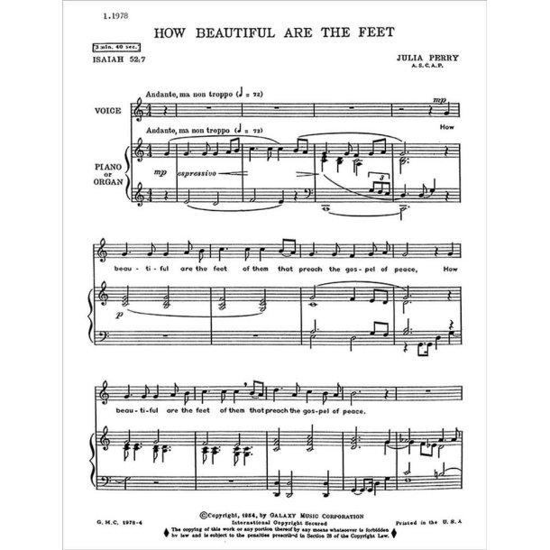 How Beautiful are the Feet : Isaiah 52:7