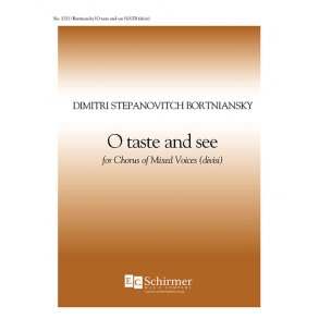 O Taste and See