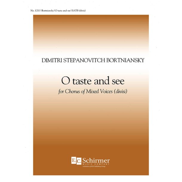 O Taste and See