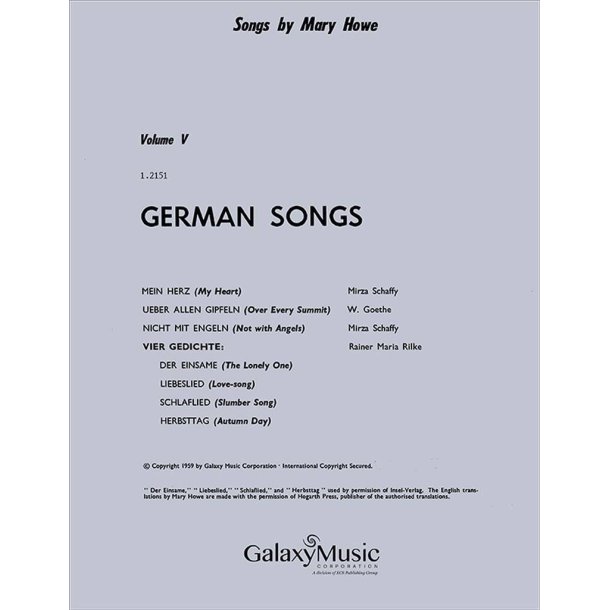 German Songs