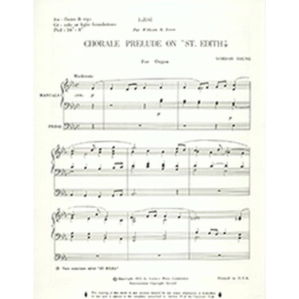 Choral Prelude on St. Edith