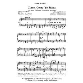 Come, Come Ye Saints