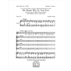 My Master Was So Very Poor