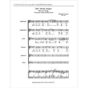 Ave verum Corpus : Hail, true body