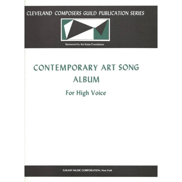 Contemporary Art Song Album, Book 1
