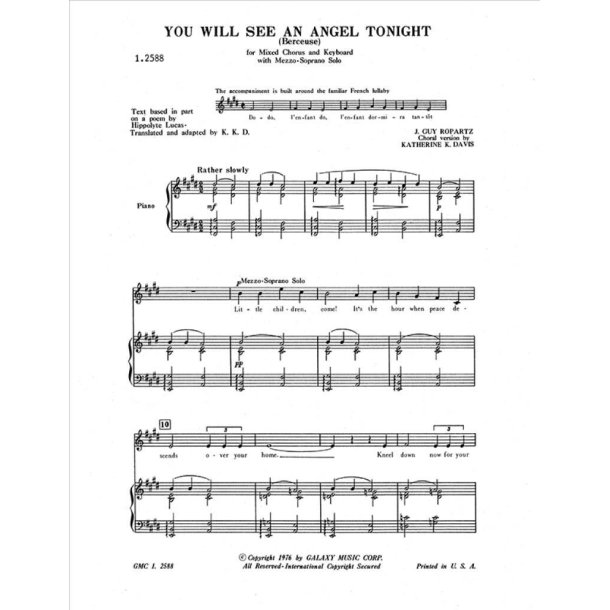 You Will See An Angel Tonight