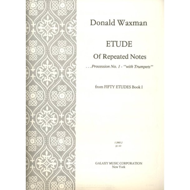 Etude No. 2: Repeated Notes : Procession No. 1 'with trumpets'