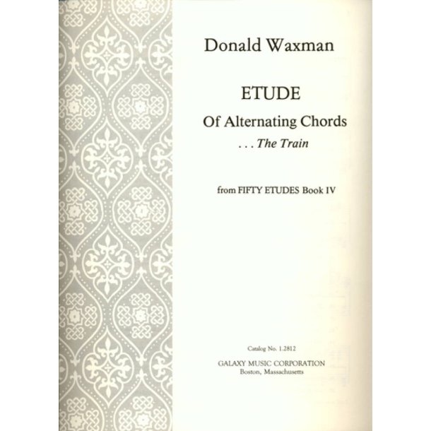 Etude No. 50: Alternating Chords : The Train