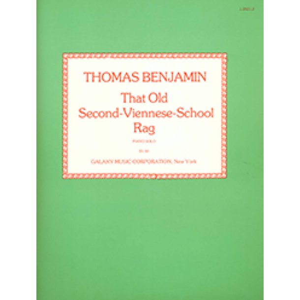 That Old Second-Viennese School Rag