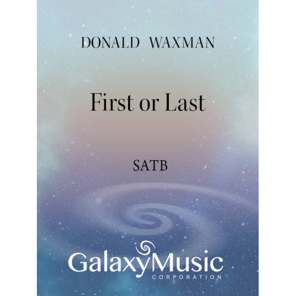 Eight Thomas Hardy Songs: No. 3. First or Last