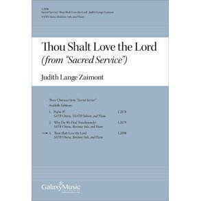 Sacred Service: Thou Shalt Love the Lord