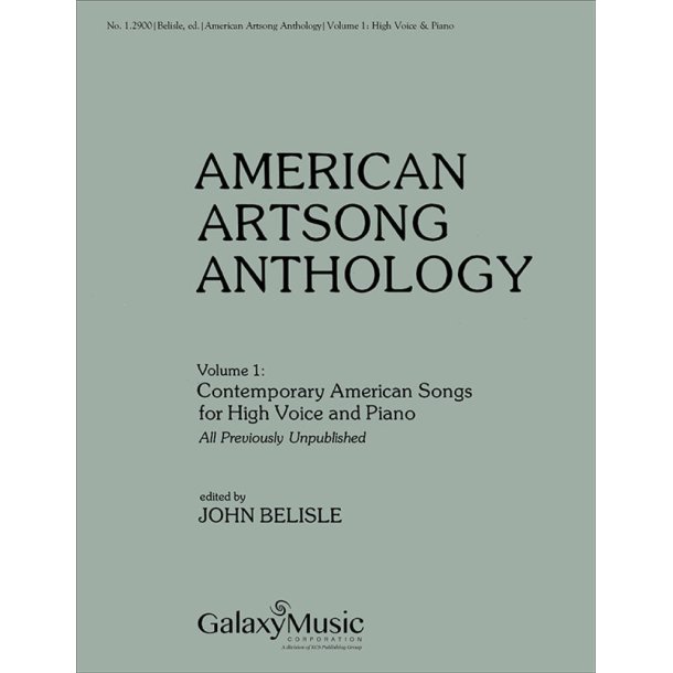 American Artsong Anthology, Volume 1