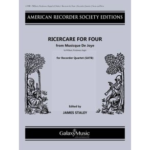 Musicque de Joye: Ricercari for Four