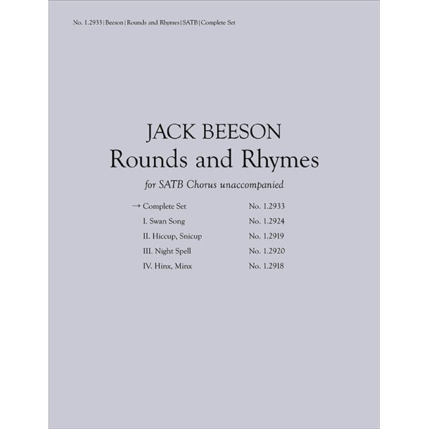 Rounds and Rhymes