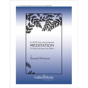 Meditation : O Lord, Increase My Faith