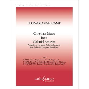 Christmas Music from Colonial America, Set I