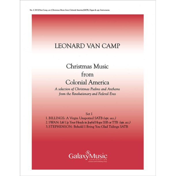 Christmas Music from Colonial America, Set I