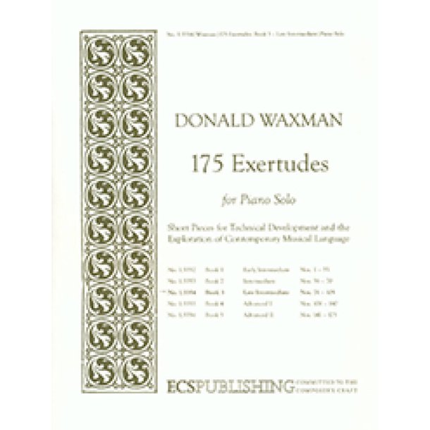 175 Exertudes, Book 3: Late Intermediate