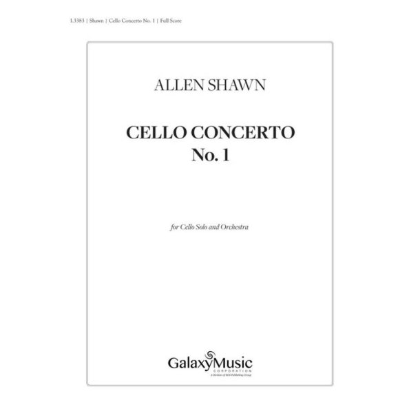 Cello Concerto No. 1 : Additional Full Score