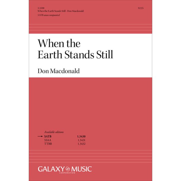 When the Earth Stands Still