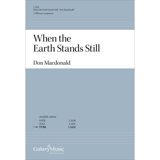 When the Earth Stands Still