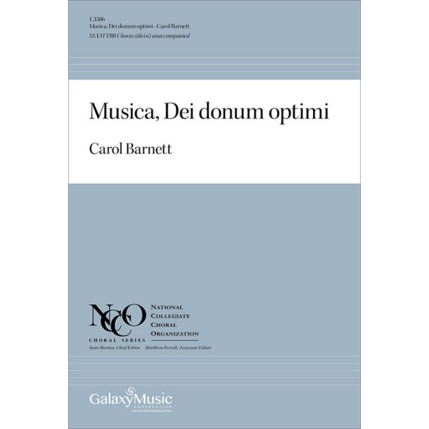 Musica, Dei donum optimi