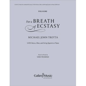 For a Breath of Ecstasy : Full Score