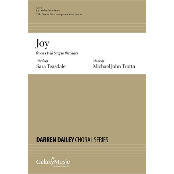 Joy : From I Will Sing To The Stars