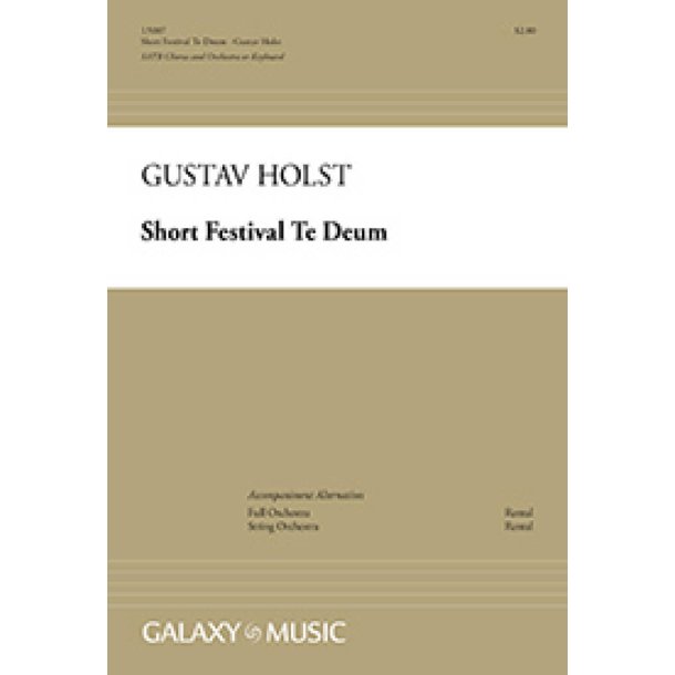 Short Festival Te Deum