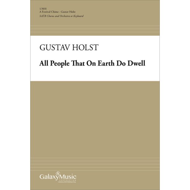 All People that on Earth do Dwell