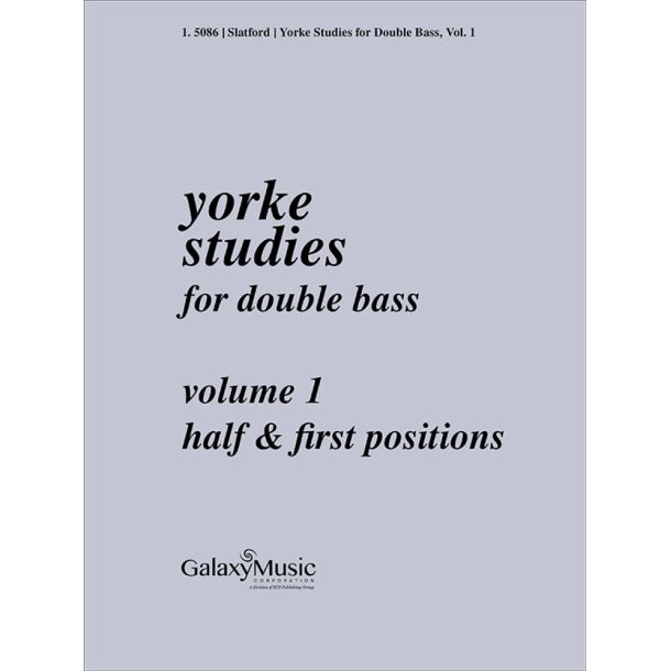 Yorke Studies for Double Bass, Vol. 1