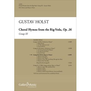 Choral Hymns from the Rig-Veda, Group 3