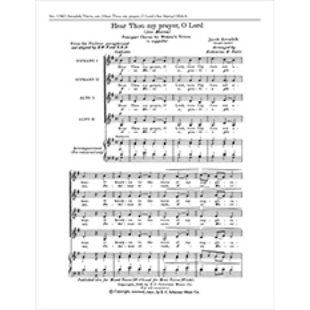 Hear Thou My Prayer, O Lord : Ave Maria