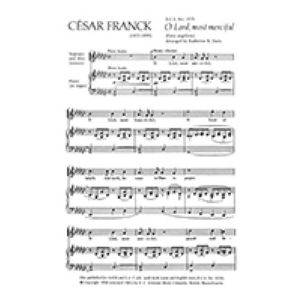 O Lord, Most Merciful : Panis angelicus