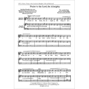 The Praise to the Lord Almighty