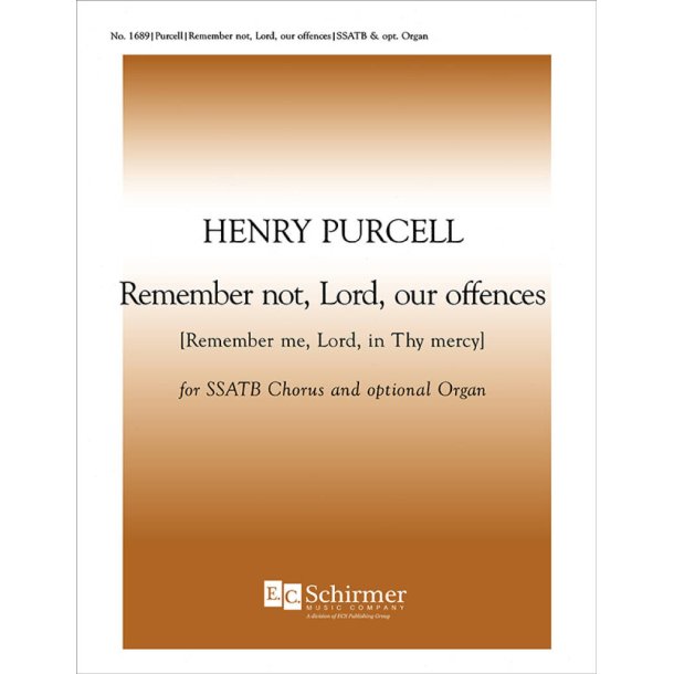 Remember Not, Lord, Our Offences