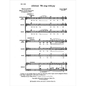 Alleluia! We Sing with Joy