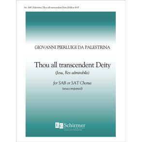 Thou All-transcendant Deity