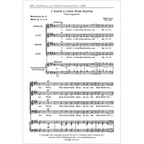 I Heard a Voice from Heaven