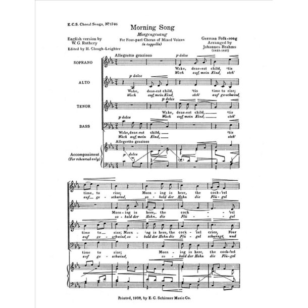 Morning Song : Morgengesang