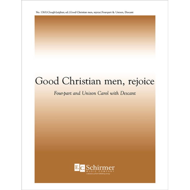 Good Christian Men, Rejoice